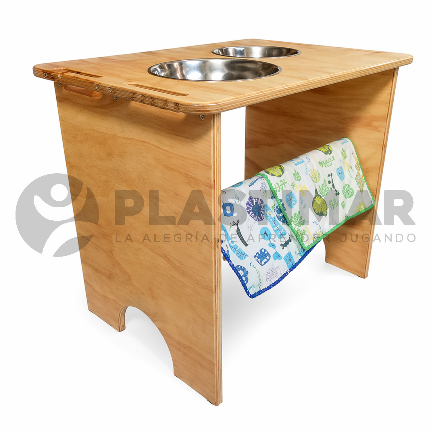 Segunda imagen de MUEBLE LAVAPLATOS DE MADERA 60X40X52 CM