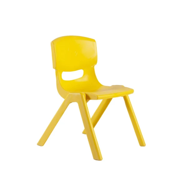 SILLA PLASTICO AMARILLO
