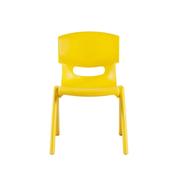 SILLA PLASTICO AMARILLO