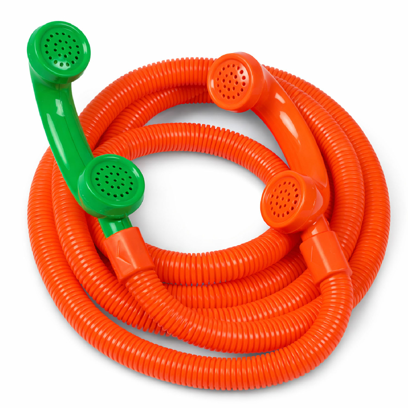TELEFONO C/TUBO FLEXIBLE 2 AURICULARES