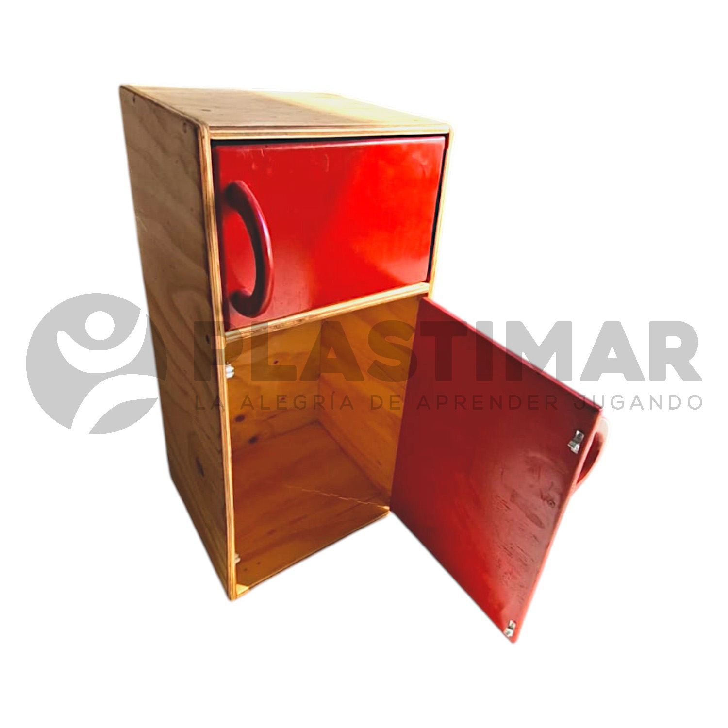 REFRIGERADOR DE MADERA 2 PUERTAS - 1 PIEZA