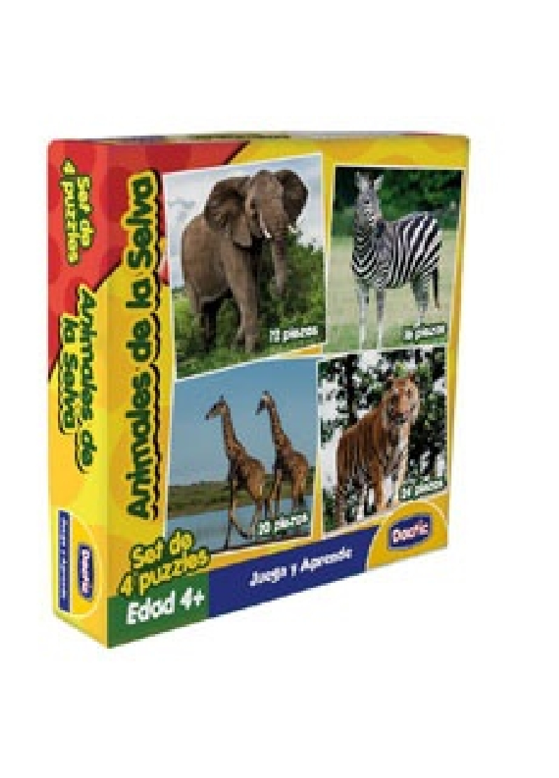 PUZZLES ANIMALES DE LA SELVA 72 PIEZAS