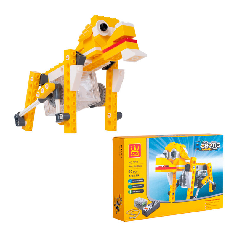 ROBOT ARMABLE PERRO WANGE – 90 PIEZAS