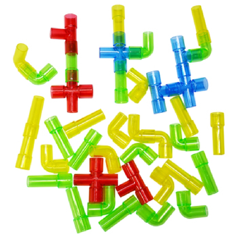 TUBOS DE CONSTRUCCION TRASLUCIDOS 40 PZ
