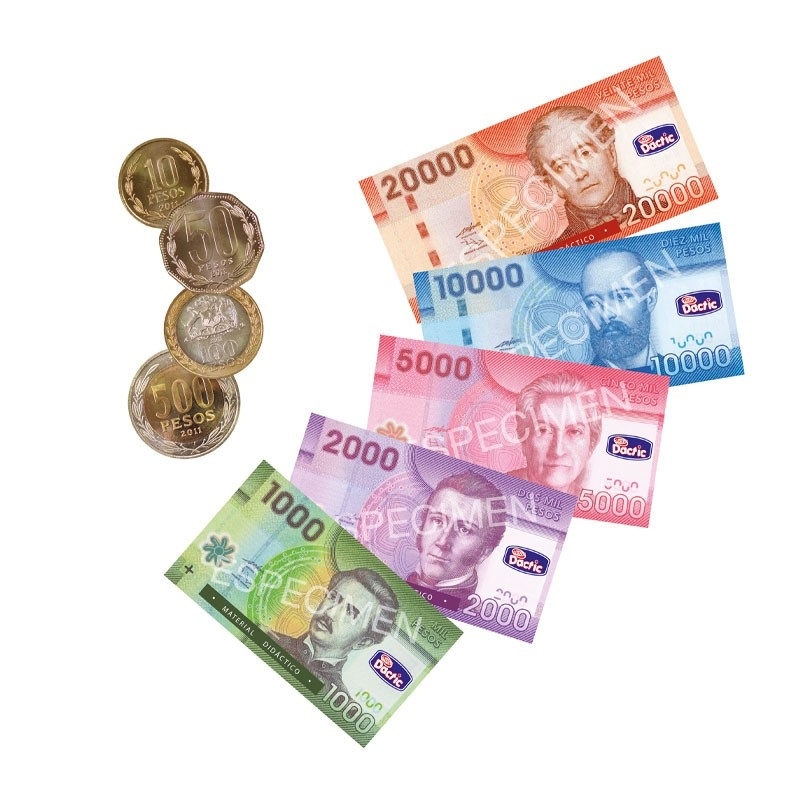 SET DE BILLETES Y MONEDAS