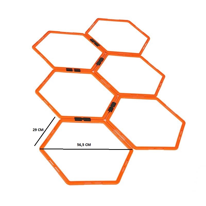 SET 6 AROS HEXAGONAL DE AGILIDAD 