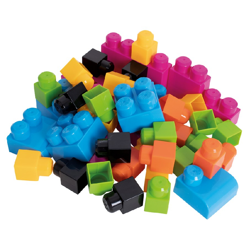MEGA BLOQUE PLASTICO 60 PIEZAS