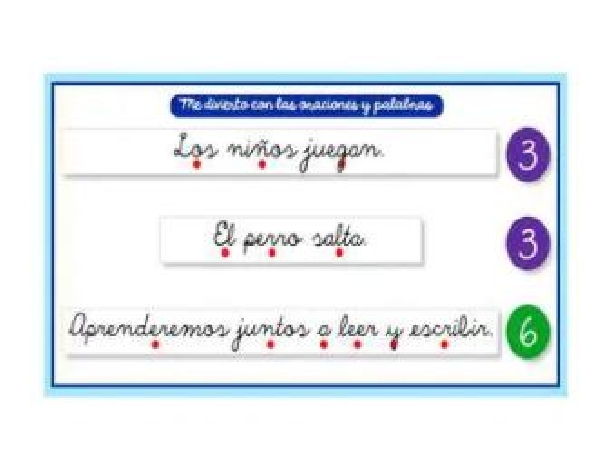 ME DIVIERTO CON LAS ORACIONES Y PALABRAS