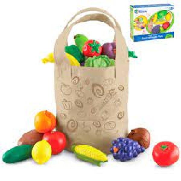 SET DE FRUTAS Y VERDURAS 16 PIEZAS