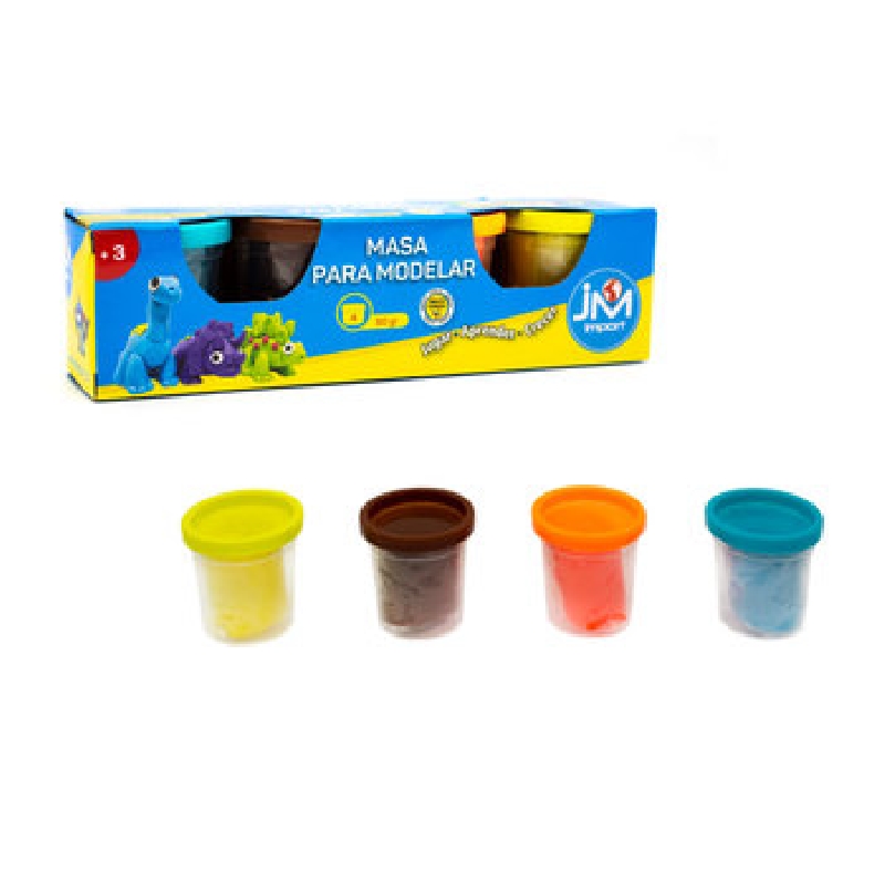 MASA PARA MOLDEAR 4 COL 50 GR