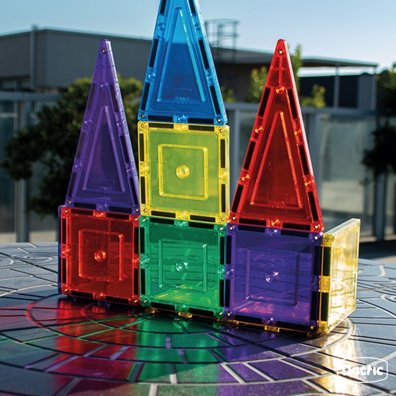 PIEZAS GEOMÉTRICAS MAGNÉTICA 3D 32 UNIDADES