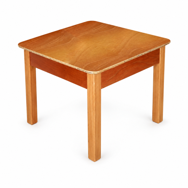 MESA CUADRADA DE PARVULO COIGUE 58X58 CM