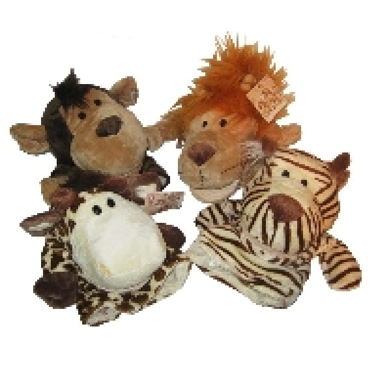 SET TITERES DE MANO ANIMAL 4 UNIDADES