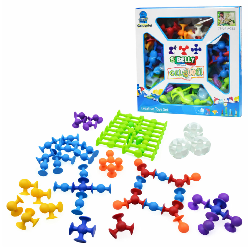 SET DE CONSTRUCCIÓN DE VENTOSAS – 72 PIEZAS