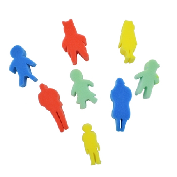 SET DE TIMBRES ESPONJA DE PERSONAS