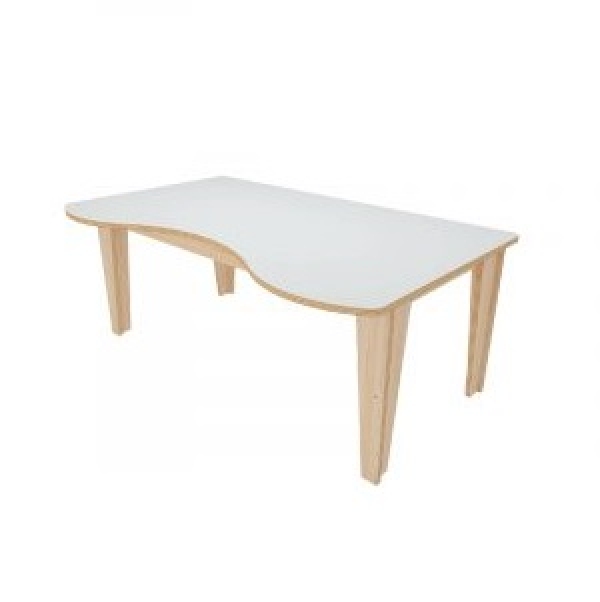 MESA INCLUSION BORDE CURVO JUNJI H=46 CM