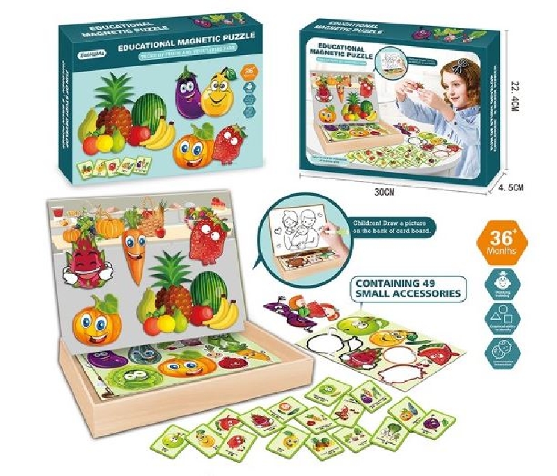 PUZZLE MAGNETICO FRUTAS Y VERDURAS