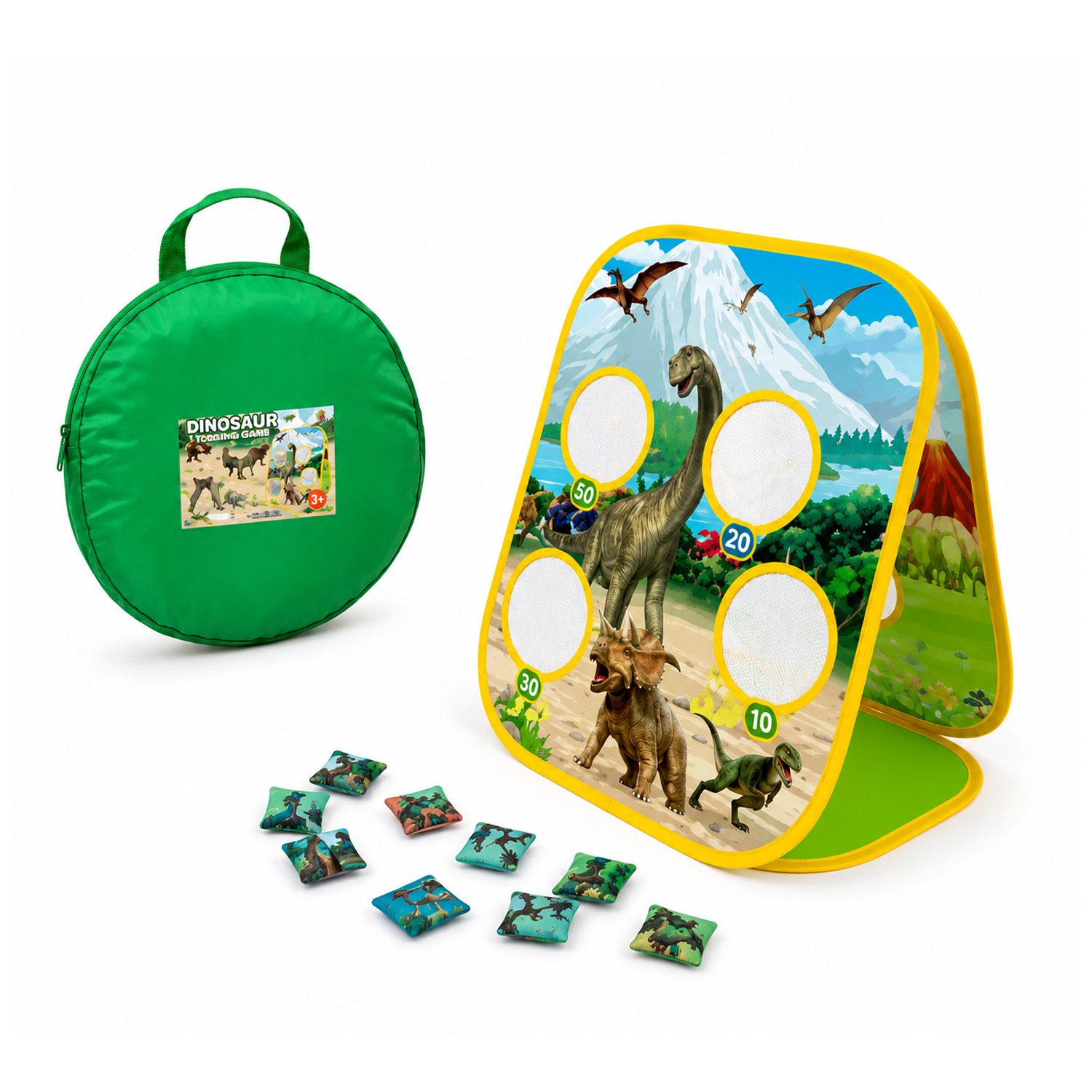 JUEGO DE LANZAMIENTO LOS DINOSAURIOS 