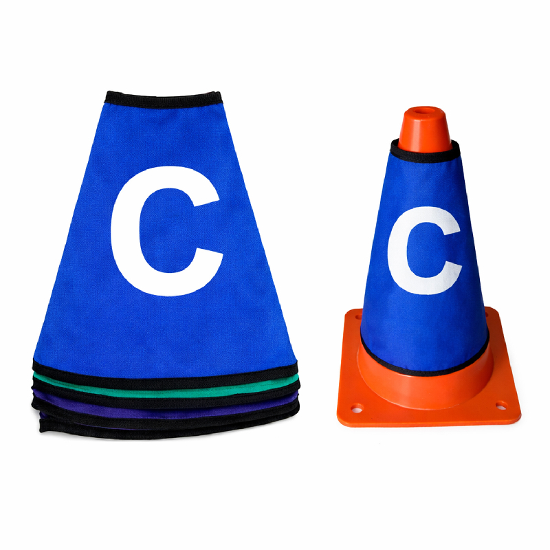 FUNDAS PARA CONOS - CON LETRAS - 26 PIEZAS