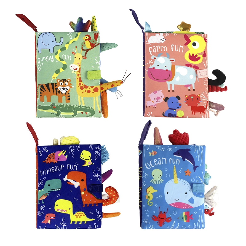 SET 4 LIBROS SENSORIAL DE TEXTURAS