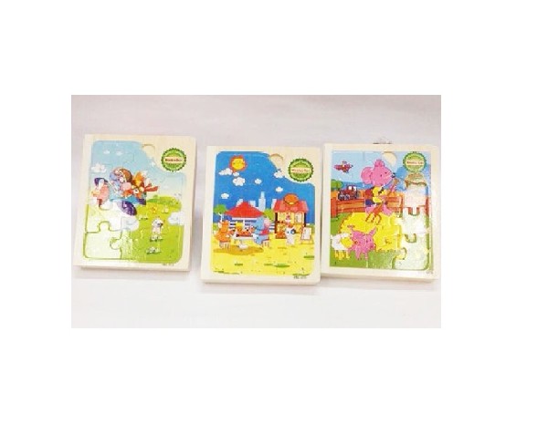 PUZZLE MADERA 12 PZAS.