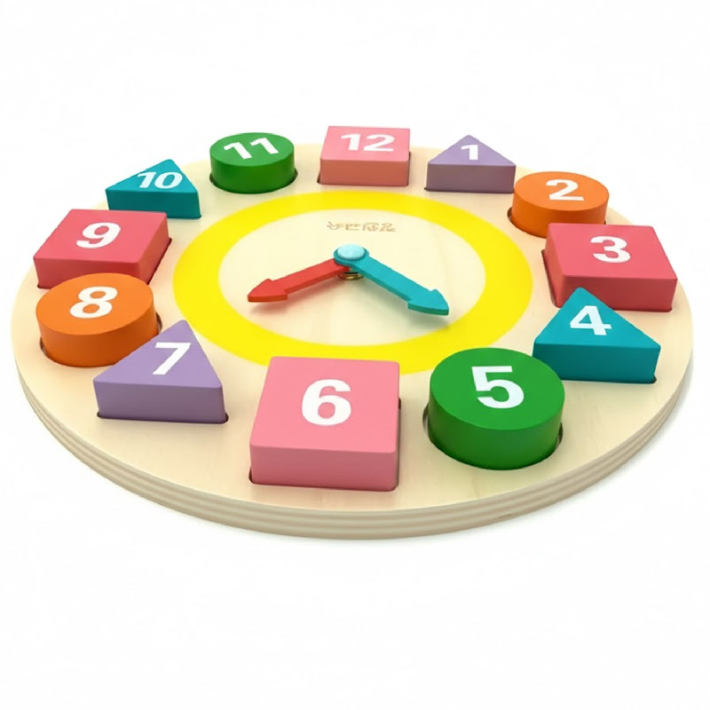 RELOJ EDUCATIVO DE ENCAJE – 13 PIEZAS