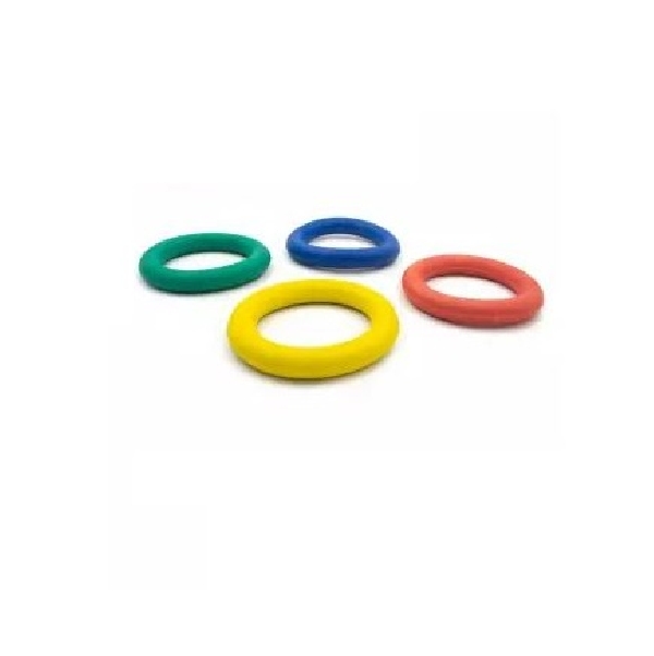 SET DE 4 ANILLOS DE GOMA 18 CM DIFERENTES COLORES