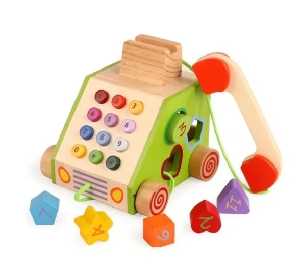 TELEFONO DE MADERA