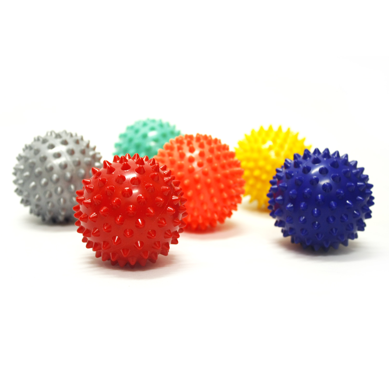 SET DE 4 PELOTAS ERIZO 10 CM COLORES