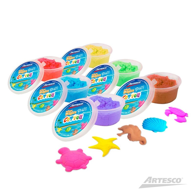 SET DE ARENA MAGICA 6U SURTIDO ARTESCO