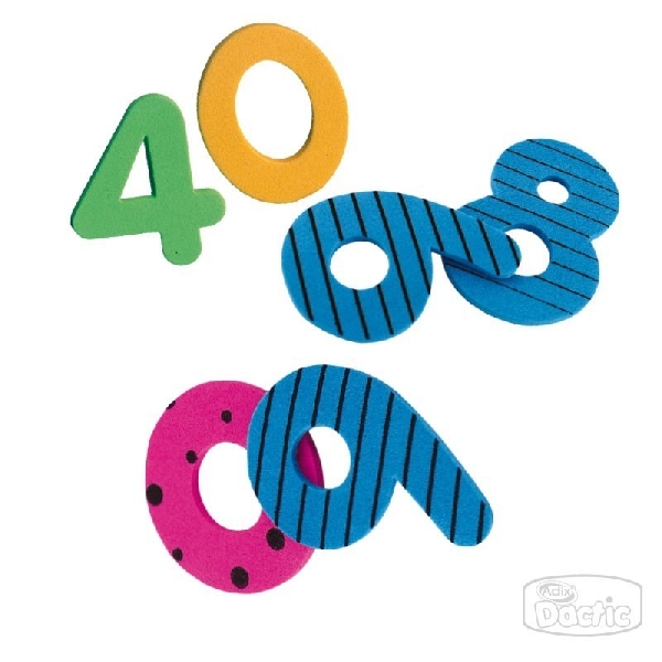 SET NÚMEROS DISEÑO GOMA EVA