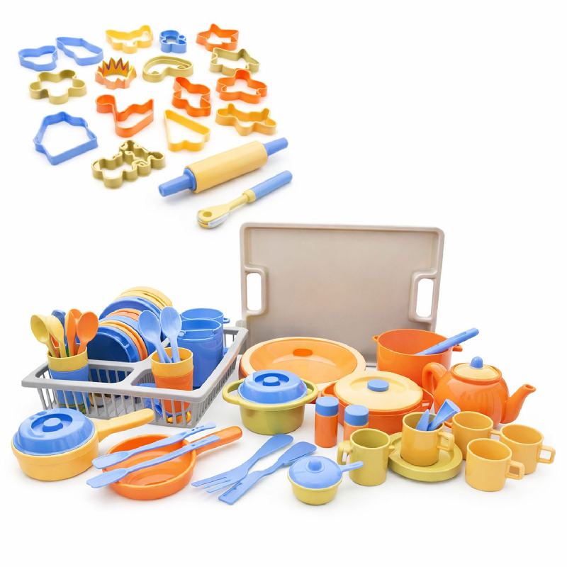 SET COCINA 86 PIEZAS COLOR PASTEL