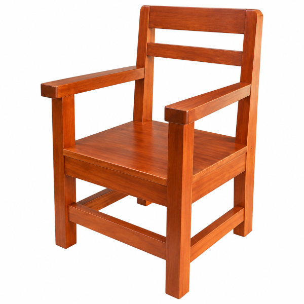 SILLA SALA CUNA DE MADERA CON BRAZOS