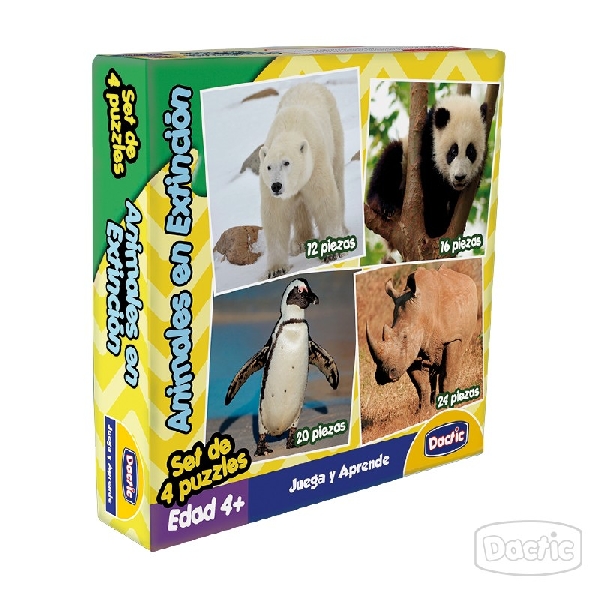 PUZZLES ANIMALES EN EXTINCIÓN