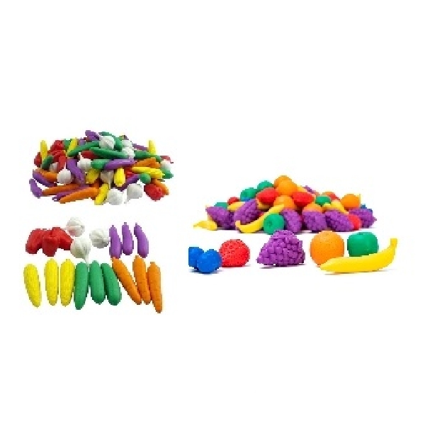 SET CLASIFICACIÓN DE FRUTAS Y VERDURAS 80 UNIDADES