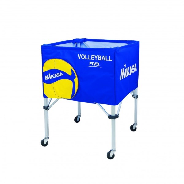 CARRO PORTABALONES VOLEIBOL AZUL MIKASA AC-BC200W