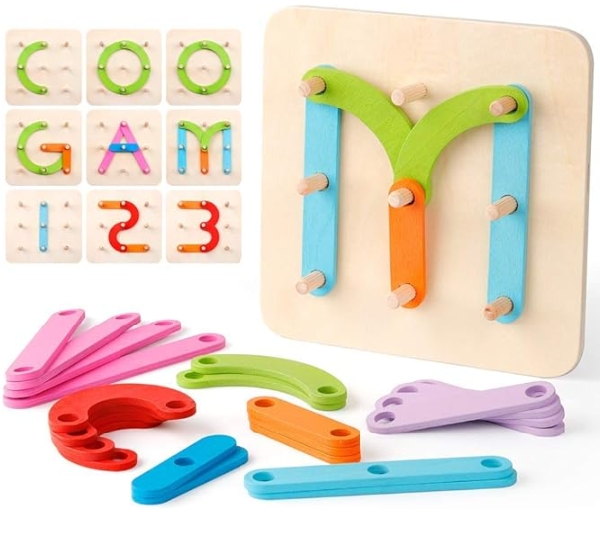 PUZZLE PARA FORMAR LETRAS, NUMEROS Y FIGURAS