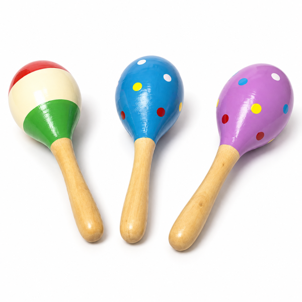 MARACA DE MADERA (UNIDAD)