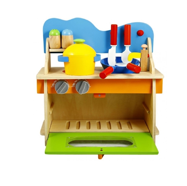 COCINA DE MADERA CON HORNO