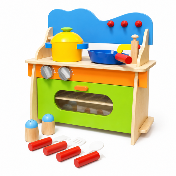 COCINA DE MADERA CON HORNO