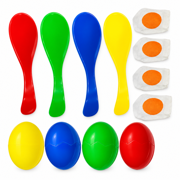 Segunda imagen de JUEGO DE EQUILIBRIO CUCHARA 12PZS. PLASTICO
