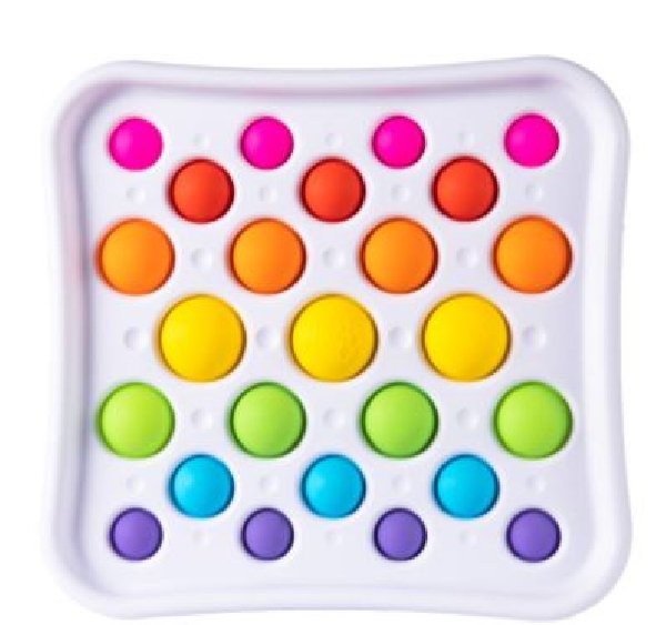 JUEGO SENSORIAL 25 BURBUJAS POP  