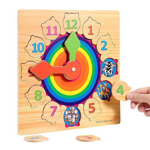 RELOJ DE ENCAJE DE MADERA