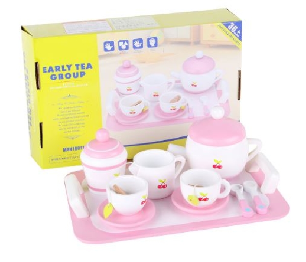 SET DE TE DE MADERA 12 PIEZAS