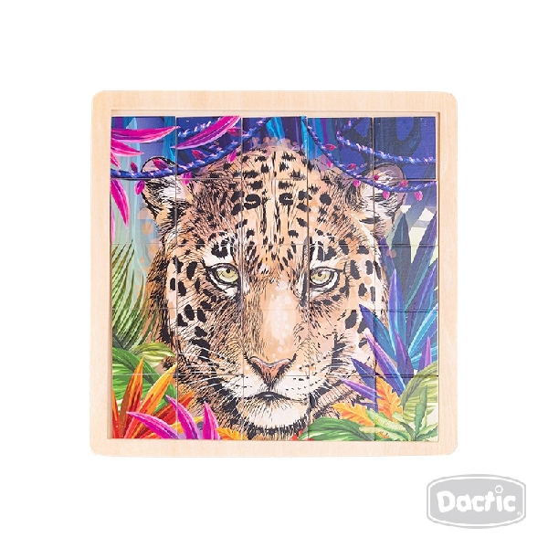 PUZZLE LEOPARDO MADERA 25 PIEZAS