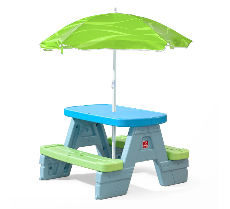 MESA DE PISCNIC CON PARAGUA