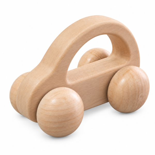 Segunda imagen de AUTITO DE ARRASTRE MADERA