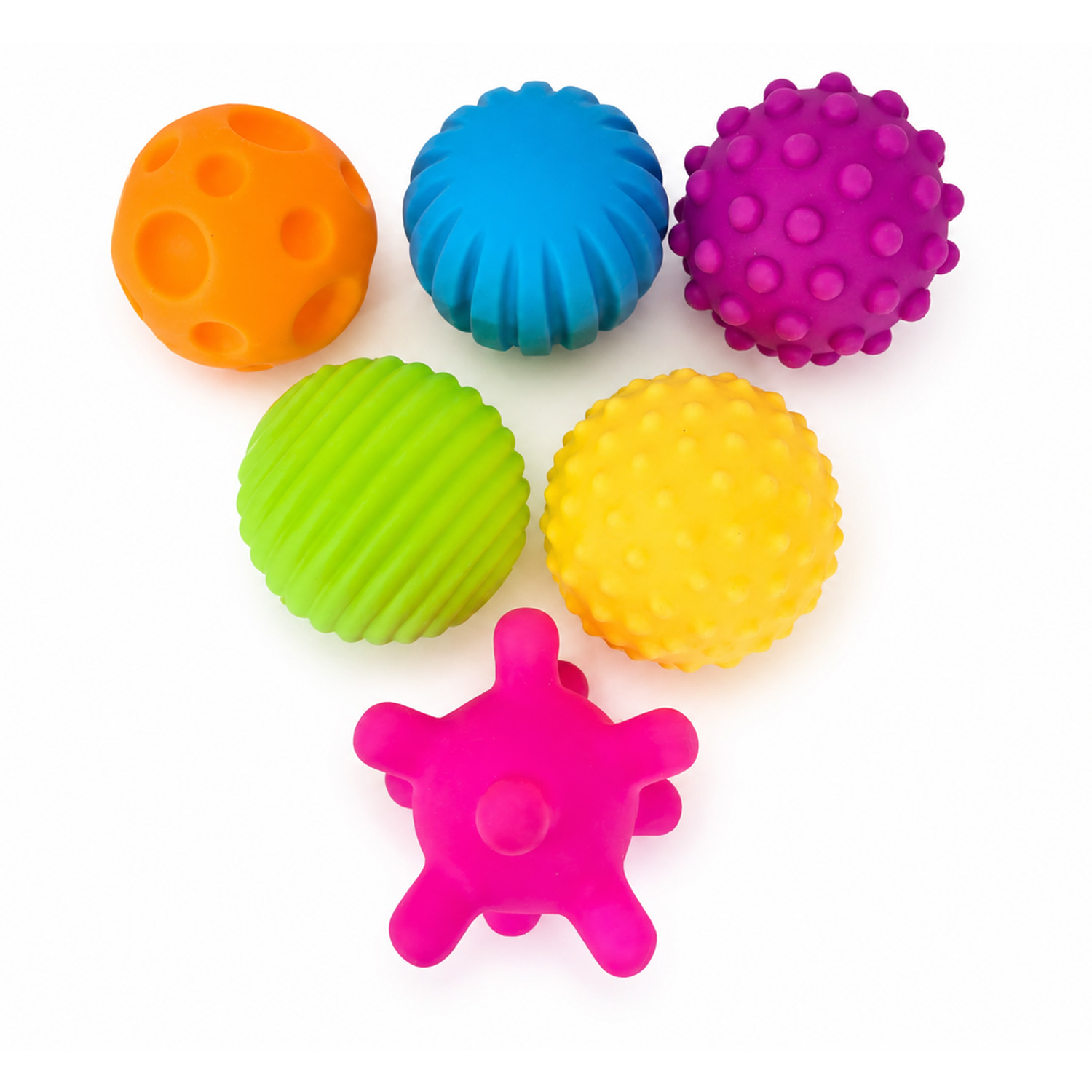 SET 6 PELOTAS SENSORIALES