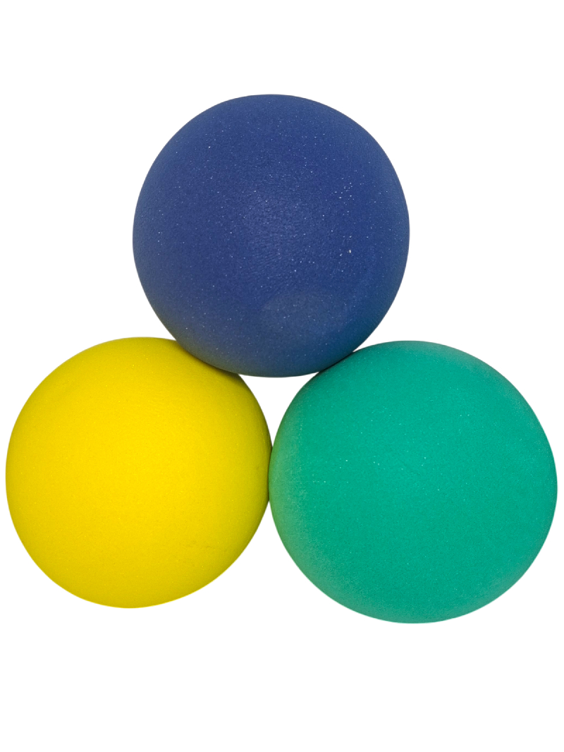 PELOTA DE ESPONJA SUAVE DE ALTA ELASTICIDAD 18 CMS