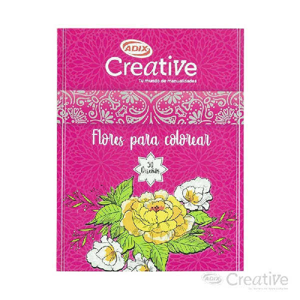 LIBRO PARA PINTAR FLORES